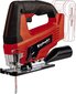 EINHELL TC-JS 18 LI-SOLO (4321209) power jigsaw 18V KWB Black, Red hind ja info | Elektrilised saed, mootorsaed ja tarvikud | kaup24.ee