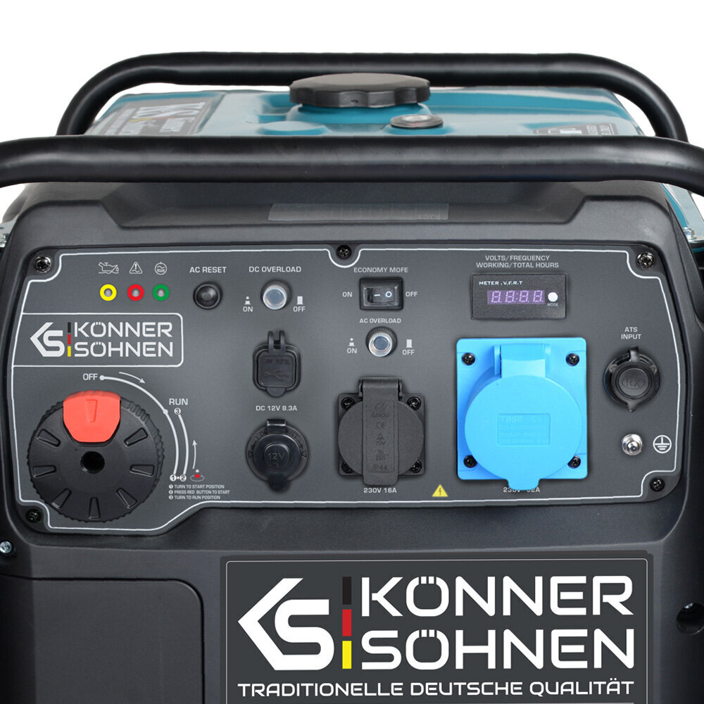 Invertergeneraator Könner &Söhnen KS 8100iE ATSR цена и информация | Generaatorid | kaup24.ee