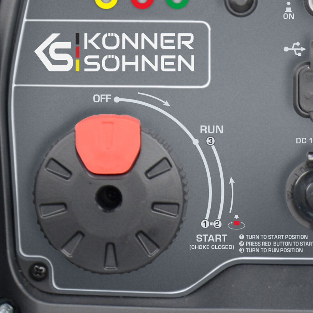 Invertergeneraator Könner &Söhnen KS 8100iE ATSR hind ja info | Generaatorid | kaup24.ee