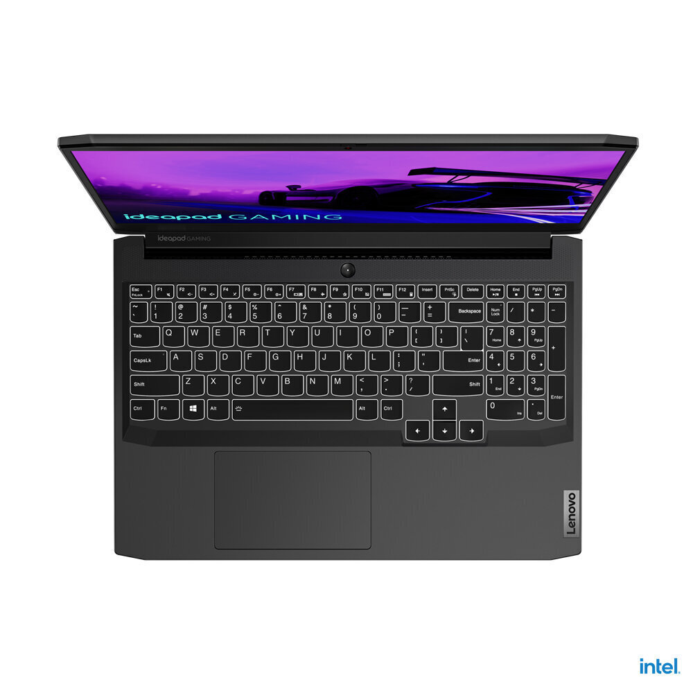 Lenovo IdeaPad Gaming 3 15IHU6 Intel Core i7-11370H 15.6&34; FHD IPS 250nits AG 16GB DDR4-3200 512GB SSD M.2 2280 PCIe 3.0x4 NVMe GeForce RTX 3050 4GB GDDR6 NoOs Shadow Black hind ja info | Sülearvutid | kaup24.ee