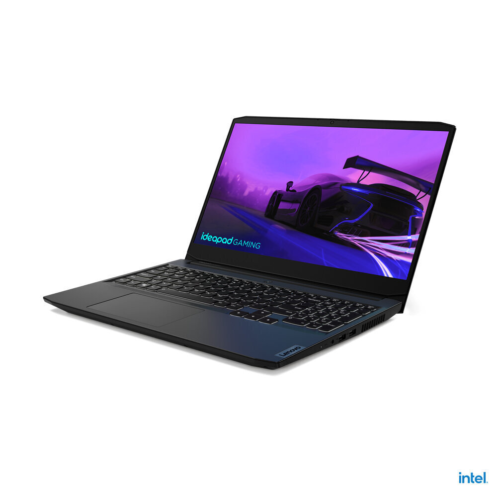 Lenovo IdeaPad Gaming 3 15IHU6 Intel Core i7-11370H 15.6&34; FHD IPS 250nits AG 16GB DDR4-3200 512GB SSD M.2 2280 PCIe 3.0x4 NVMe GeForce RTX 3050 4GB GDDR6 NoOs Shadow Black цена и информация | Sülearvutid | kaup24.ee