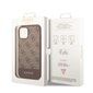 Guess 4G Stripe Case for iPhone 14 Plus Brown цена и информация | Telefoni kaaned, ümbrised | kaup24.ee