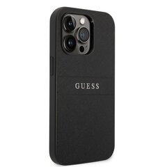 Guess PU Leather Saffiano Case for iPhone 14 Pro Max Black hind ja info | Telefoni kaaned, ümbrised | kaup24.ee