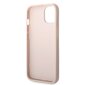 Guess PU 4G Metal Logo Case for iPhone 14 Plus Pink hind ja info | Telefoni kaaned, ümbrised | kaup24.ee