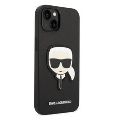 Karl Lagerfeld PU Saffiano Karl Head Case for iPhone 14 Plus Black hind ja info | Telefoni kaaned, ümbrised | kaup24.ee