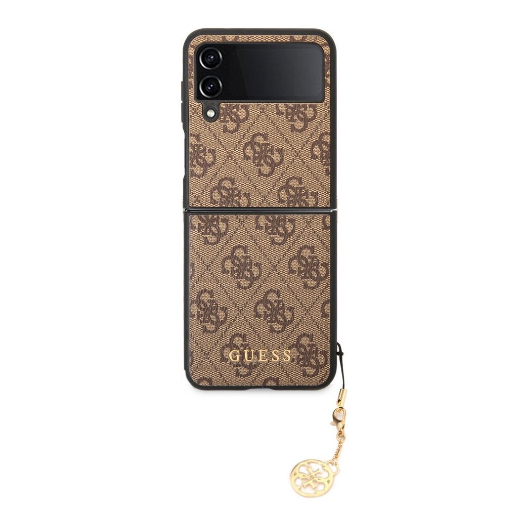 Guess 4G Charms Case for Samsung Galaxy Z Flip 4 Brown цена и информация | Telefoni kaaned, ümbrised | kaup24.ee