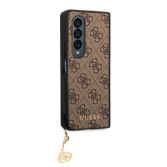 Guess 4G Charms Case for Samsung Galaxy Z Fold 4 Brown hind ja info | Telefoni kaaned, ümbrised | kaup24.ee