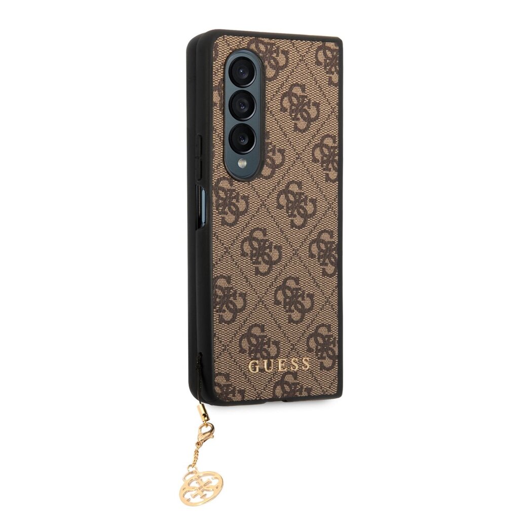 Guess 4G Charms Case for Samsung Galaxy Z Fold 4 Brown hind ja info | Telefoni kaaned, ümbrised | kaup24.ee