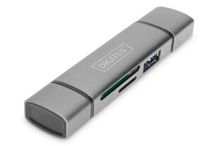 Digitus Kaardilugeja USB DA-70886 hind ja info | USB jagajad, adapterid | kaup24.ee