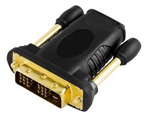 Deltaco, HDMI/DVI-D цена и информация | Адаптеры и USB-hub | kaup24.ee