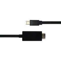 Deltaco, Mini DP/HDMI, 2 m цена и информация | Кабели и провода | kaup24.ee