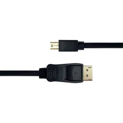 Deltaco, DisplayPort - mini DisplayPort, 4K UHD, 3 m hind ja info | Kaablid ja juhtmed | kaup24.ee