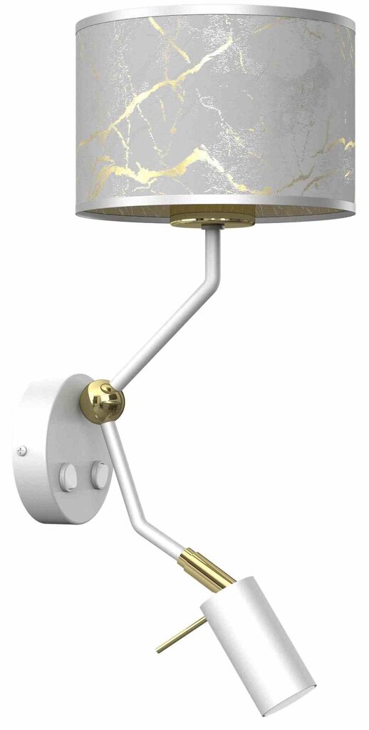 Seinavalgusti SENSO White/Gold 1xE27 + 1x mini GU10 цена и информация | Seinavalgustid | kaup24.ee