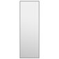 vidaXL uksepeegel, must, 40 x 100 cm, klaas ja alumiinium hind ja info | Peeglid | kaup24.ee