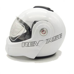 Motokiiver BHR Reverse tõstetava lõuaga, valget värvi + tasuta kingitus hind ja info | Mootorratta kiivrid | kaup24.ee