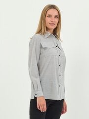 Рубашка Loriata 1622 light grey 48 цена и информация | Женские блузки, рубашки | kaup24.ee