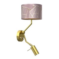 Настенный светильник ZIGGY PINK Gold/Pink 1xE27 + 1x mini GU10 цена и информация | Настенные светильники | kaup24.ee