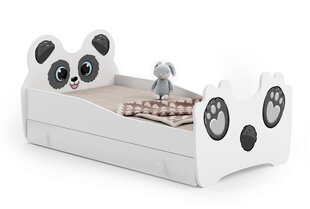 Laste voodi Loomad koos sahtli ja madratsiga 164 cm x 90 cm x 70 cm, panda цена и информация | Детские кровати | kaup24.ee