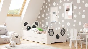 Laste voodi Loomad koos sahtli ja madratsiga 164 cm x 90 cm x 70 cm, panda цена и информация | Детские кровати | kaup24.ee