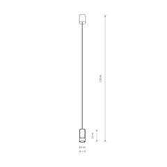 Подвесной светильник Nowodvorski Cylinder S 7870 цена и информация | Потолочный светильник, 38 x 38 x 24 см | kaup24.ee