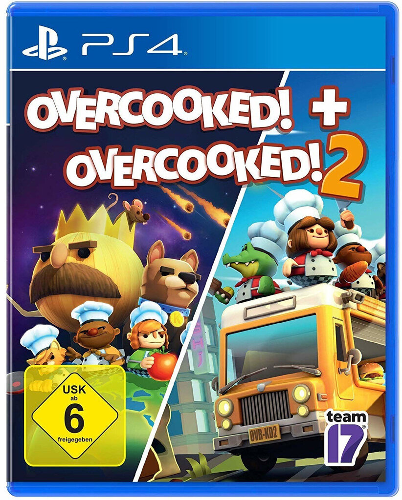 Overcooked! + Overcooked! 2 PS4 hind ja info | Arvutimängud, konsoolimängud | kaup24.ee