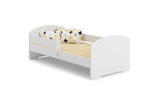Детская кровать Luk с матрасом и барьерной защитой 164 см х 85 см х 63 см цена и информация | Детские кровати | kaup24.ee