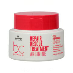 Juuksemask Schwarzkopf Bonacure Repair Rescue Arginina, 200 ml цена и информация | Маски, масла, сыворотки | kaup24.ee