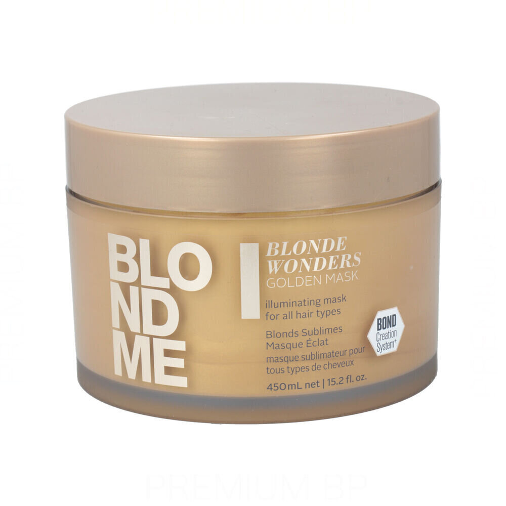 Juuksemask Schwarzkopf Blondme Blonde Wonders Golden, 450 ml hind ja info | Maskid, õlid, seerumid | kaup24.ee