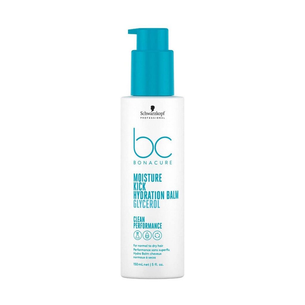 Niisutav juuksesprei Schwarzkopf Bonacure Moisture Kick, 150 ml hind ja info | Juuksepalsamid | kaup24.ee