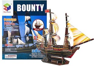 3D puzzle - laev Bounty hind ja info | Klotsid ja konstruktorid | kaup24.ee