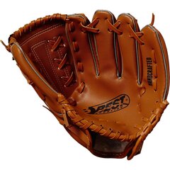 Бейсбольная перчатка из экокожи Best Sporting цена и информация | Товары для игры в бейсбол | kaup24.ee
