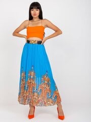 Женская юбка со складками, синяя  цена и информация | Юбка | kaup24.ee