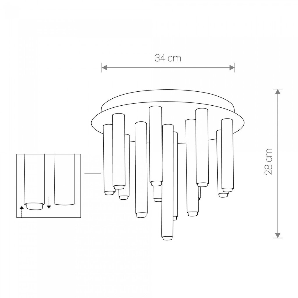 Laevalgusti Nowodvorski Stalactite 8355 hind ja info | Laelambid | kaup24.ee