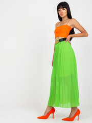 Женская ярко-зеленая плиссированная юбка цена и информация | Юбка | kaup24.ee
