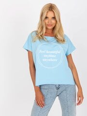 Женская повседневная блуза, ярко-синяя  цена и информация | Женские футболки | kaup24.ee