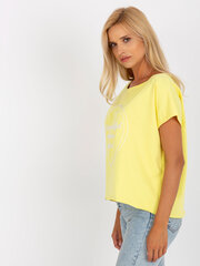 Женская темно-желтая блузка больших размеров цена и информация | Женские футболки | kaup24.ee