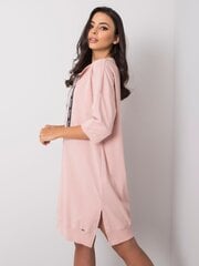 Хлопковое платье пыльно-розового цвета на молнии цена и информация | Платье | kaup24.ee