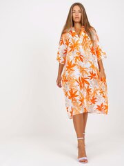 Naiste oranž oversize kleit цена и информация | Платья | kaup24.ee
