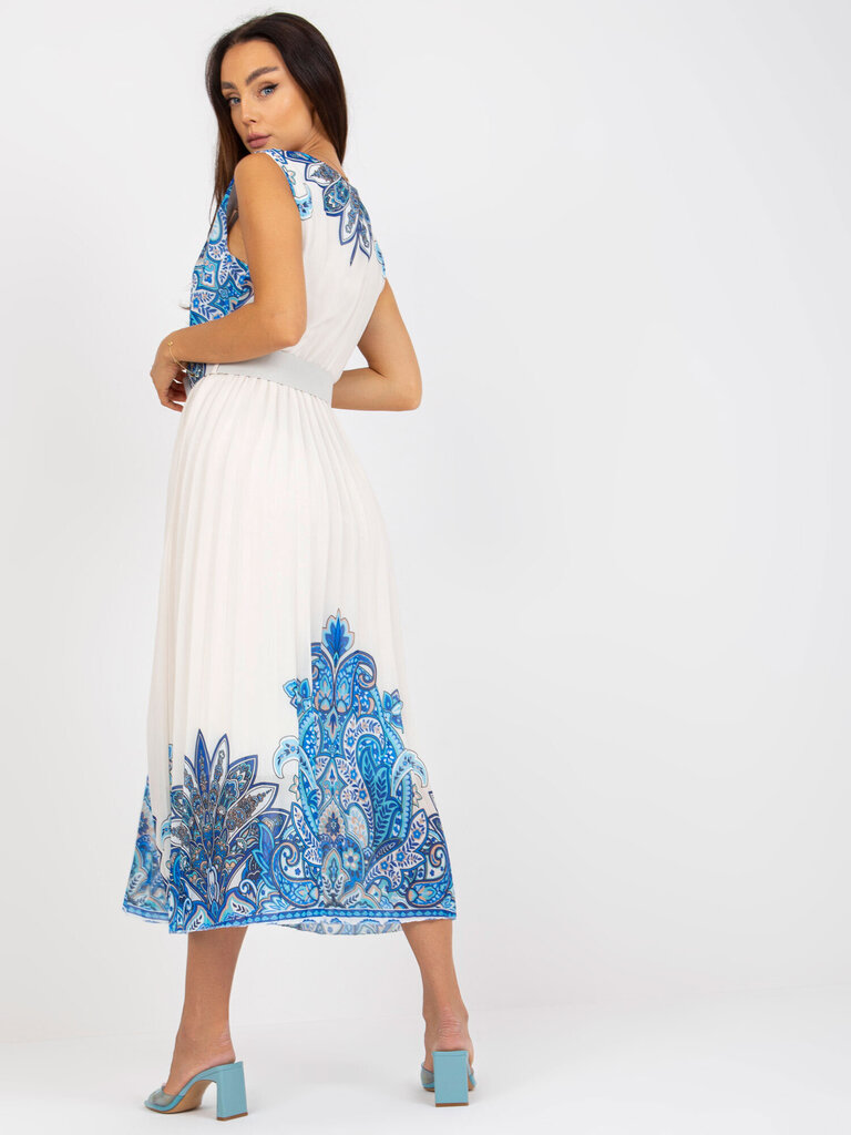 Naiste sinimustvalge Ühes suuruses kleit hind ja info | Kleidid | kaup24.ee