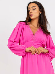 розовое велюровое платье с капюшоном messina цена и информация | Платья | kaup24.ee