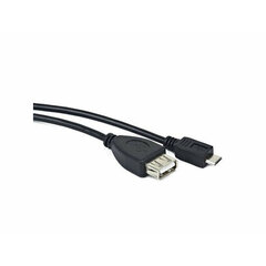 Кабель Micro USB Lanberg OEM-0006 Чёрный 15 cm цена и информация | Кабели и провода | kaup24.ee