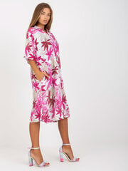 Naiste valge ja roosa Oversize kleit hind ja info | Kleidid | kaup24.ee
