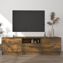 vidaXL telerikapp, suitsutatud tamm, 140x35x40 cm, tehispuit цена и информация |  Тумбы под телевизор | kaup24.ee