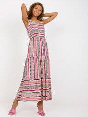 Женское разноцветное платье с оборкой цена и информация | Платья | kaup24.ee