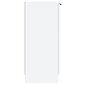 vidaXL puhvetkapp, valge, 30 x 30 x 70 cm, tehispuit hind ja info | Elutoa väikesed kapid | kaup24.ee