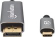 Kaabli adapter Manhattan USB-C - DisplayPort DP Alt Mode 8K 2m, must hind ja info | Mobiiltelefonide kaablid | kaup24.ee