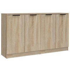 vidaXL puhvetkapid 2 tk, Sonoma tamm, 60 x 30 x 70 cm, tehispuit цена и информация | Шкафчики в гостиную | kaup24.ee