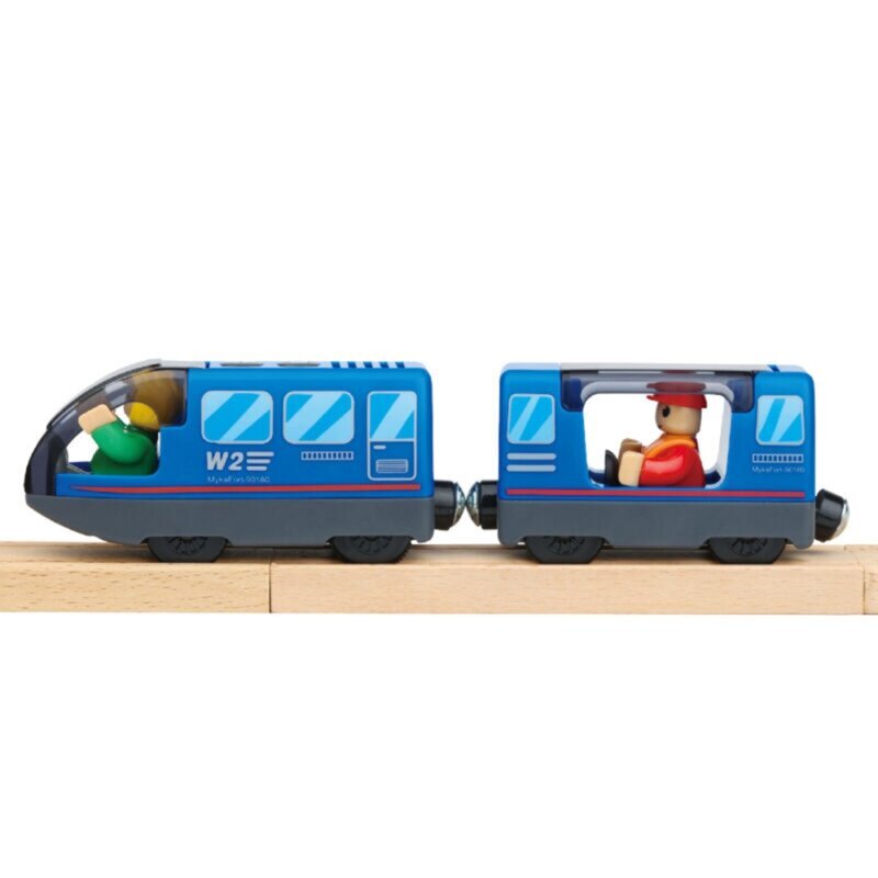 Puidust tuletõrje rong Tooky Toy hind ja info | Poiste mänguasjad | kaup24.ee