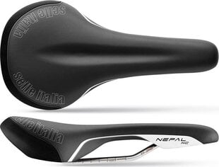 Jalgrattasadul Selle Italia Nepal Ti 316 L, must цена и информация | Седла для велосипедов и чехлы на сиденья | kaup24.ee