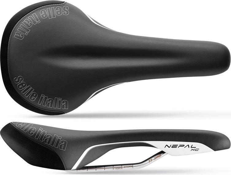 Jalgrattasadul Selle Italia Nepal Ti 316 L, must hind ja info | Jalgratta sadulad ja sadulakatted | kaup24.ee